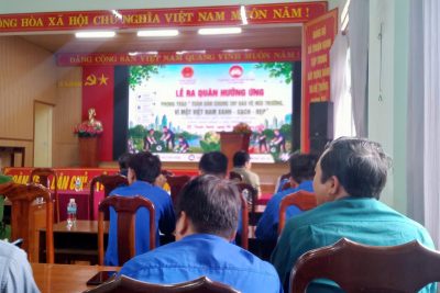 🌿 Hưởng ứng phong trào “Toàn dân chung tay bảo vệ môi trường, vì một Việt Nam xanh – sạch – đẹp”